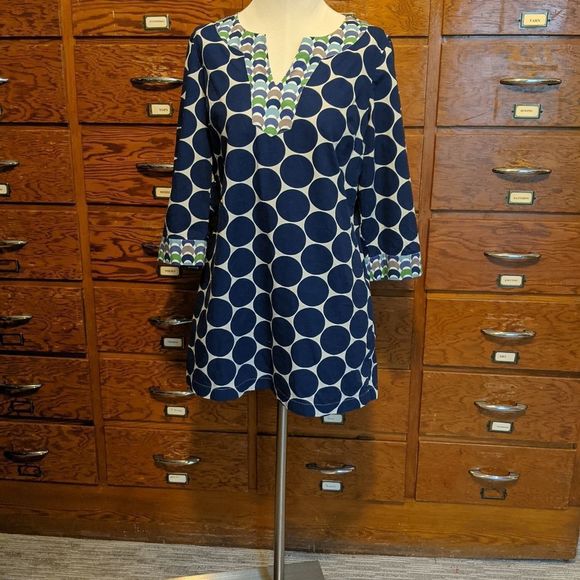 Boden 3/4  sleeve cotton tunic - Picture 3 of 8